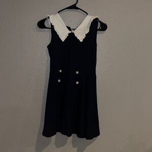 Janie and Jack Navy and White Formal Dress